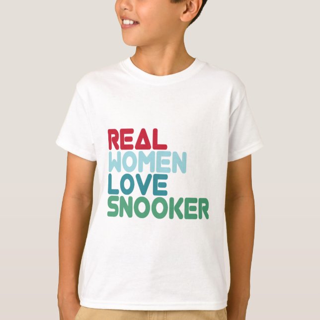 T-shirt Drôle Snooker Dire Pool Billard Snooker Player (Devant)