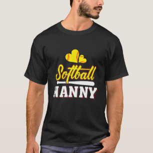 T-shirt Drôle softball Nanny Amoureuse de baseball femmes