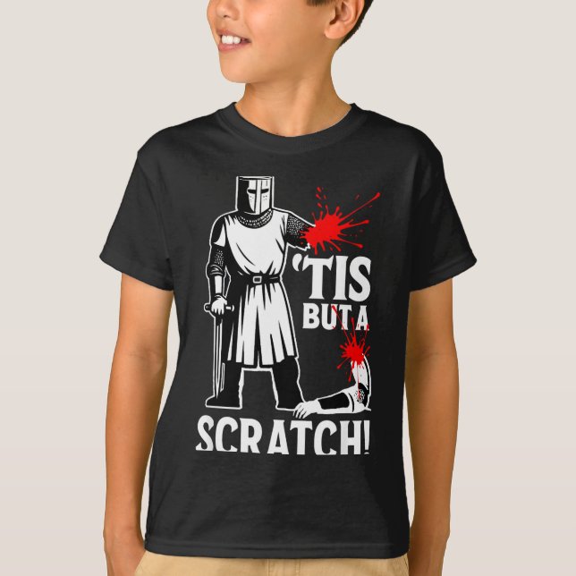 T-shirt Drôle soit mais gratte drôle médiéval (Devant)