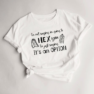 T-shirt Drôle sorcière Spells Hex