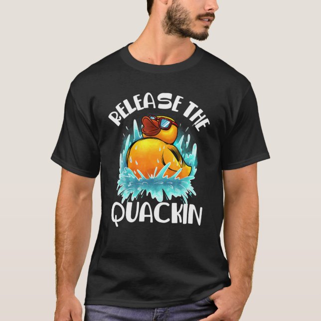 T-shirt Drôle Sortir Le Cadeau Quackin | Amateur de canard (Devant)