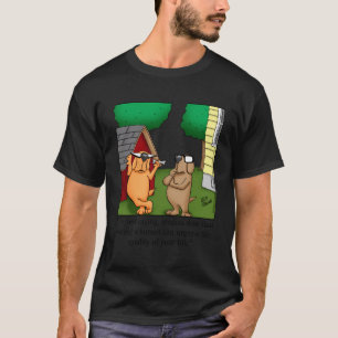 T-shirt Drôle Spectickles Chien Animaux Humour de dessin C
