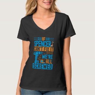T-shirt Drôle Spencer. Si Spencer ne parvient pas à le rép