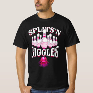 T-shirt Drôle Splings _n Giggles Bowling Team Bowler Sport