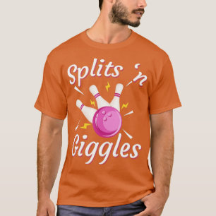 T-shirt Drôle Splings n Giggles Bowling Team Bowler Sports