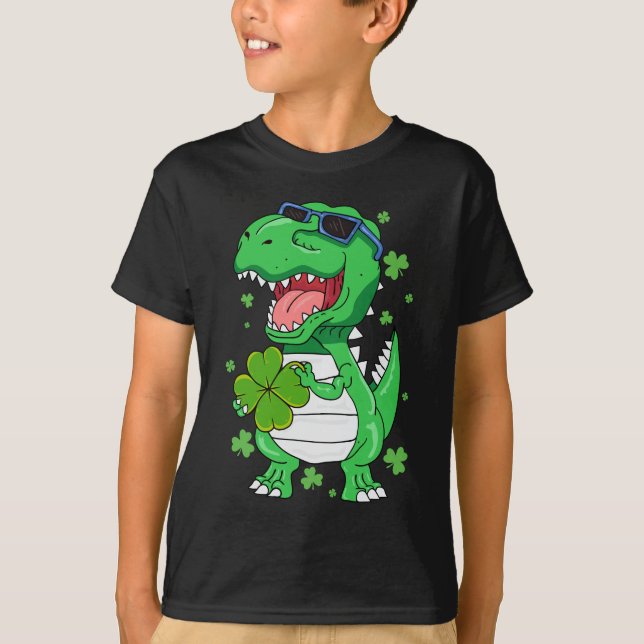 T-shirt Drôle St PaT-Rex Jour Dinosaur Jour de la Saint Pa (Devant)