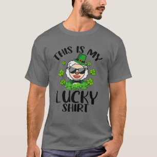 T-shirt Drôle St Patrick's Day Sheep C'est ma chance