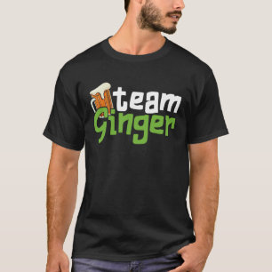 T-shirt Drôle St. Patrick's Day Team Ginger Drinking Gift