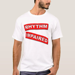 T-shirt drôle sur le rythme altéré Humour