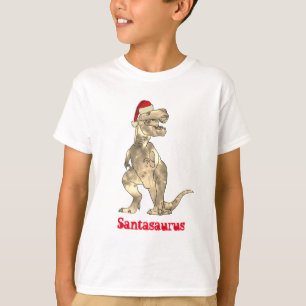 T-shirt Drôle T Rex Père Noël Noël Dinosaur Humour de Noël