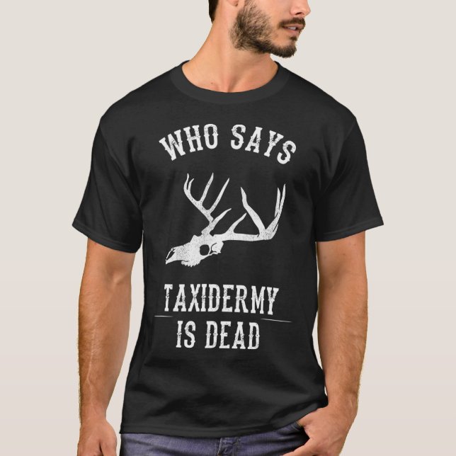 T-shirt Drôle Taidermy Cote (Devant)