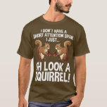 T-shirt Drôle TDAH Écureuil Conception Pour Hommes Femmes<br><div class="desc">Amoureux Des Animaux De Compagnie Chipmunk DHD Drôle Drôle Design Pour Hommes Femmes Chipmunk Amateurs D'Écureuil.</div>