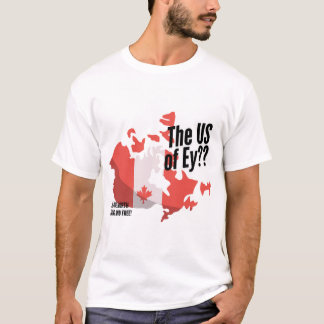 T-shirt Drôle Tee de fierté canadienne. Manifestation Cart