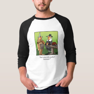 T-shirt Drôle Tee - shirt de l'Humour de Thanksgiving pour