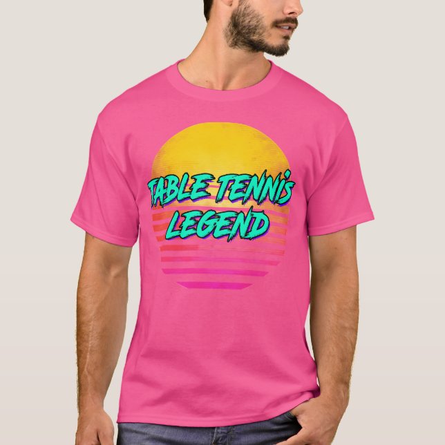 T-shirt Drôle tennis de table (Devant)