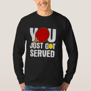 T-shirt Drôle Tennis De Table Pour Hommes Femmes Ping-Pong