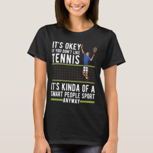 T-shirt Drôle Tennis Pour Hommes Joueuses De Tennis Entraî