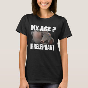 T-shirt Drôle tenue d'éléphant pour adultes et enfants Tir