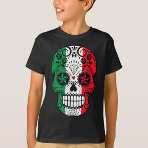 T-shirt Drôle tête crâne mexicaine Cinco De Mayo