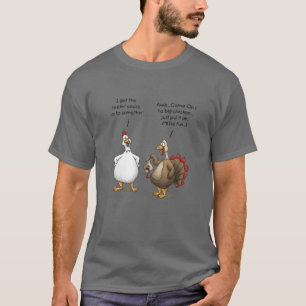 T-shirt Drôle Thanksgiving Big Chicken It’s Fun Turkey