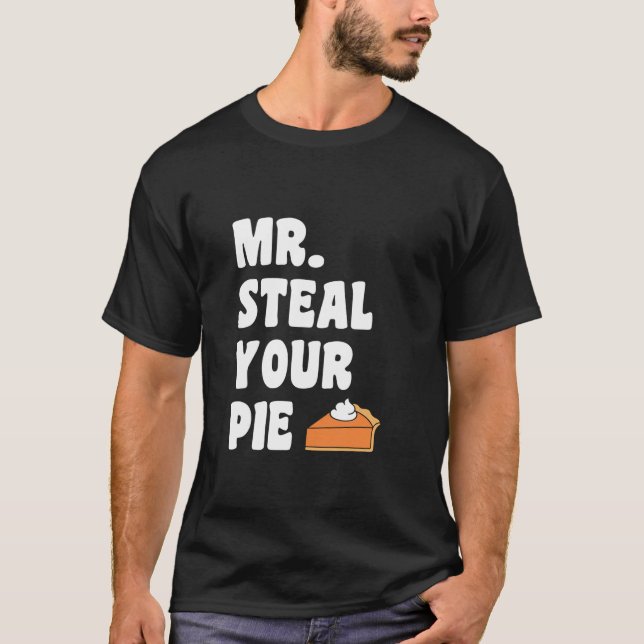 T-shirt Drôle Thanksgiving Toddler Boy Tee Mr Steal Your P (Devant)