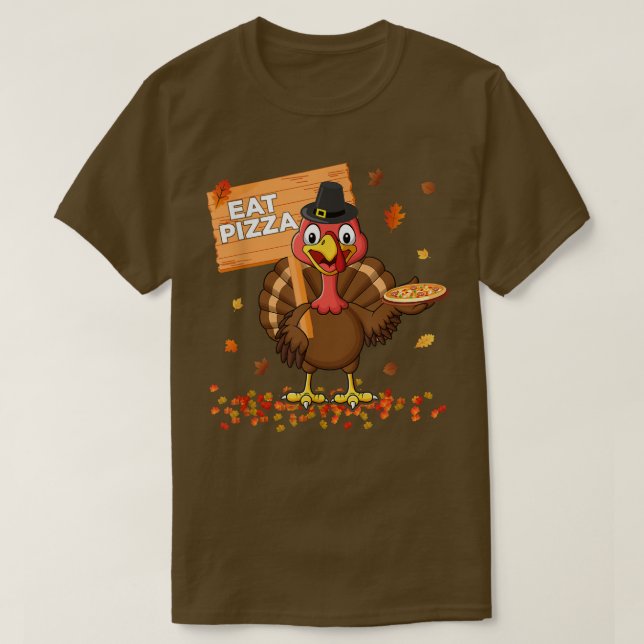 T-shirt Drôle thanksgiving turkey vêtements femmes hommes  (Design devant)