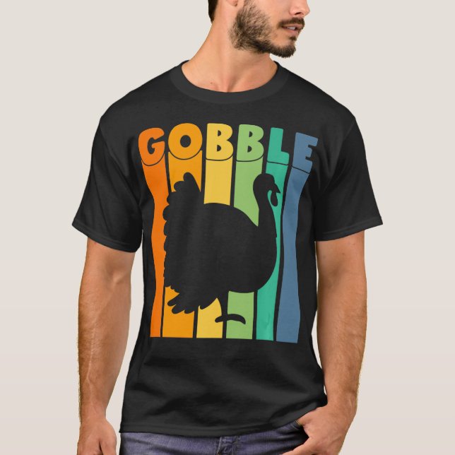 T-shirt Drôle Thanksgiving Turquie design pour Hommes, Fem (Devant)