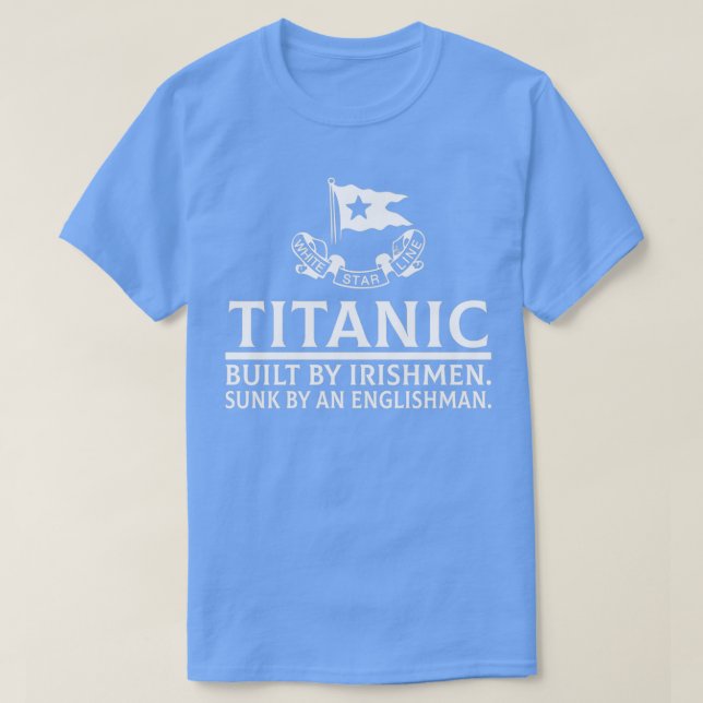 T-shirt Drôle Titanic Vintage croisière nautique Atlantiqu (Design devant)