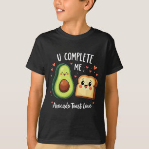 T-shirt Drôle Toi Complète Moi Toast D'avocat Mignon Saint