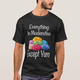 T-shirt Drôle Tout Avec Modération Sauf Humour Fil