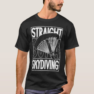 T-shirt Drôle tout droit du parachutisme en parachute