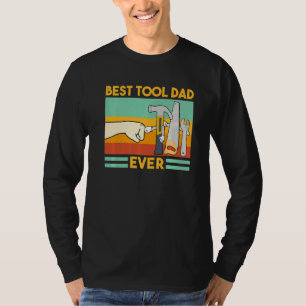 T-shirt Drôle travail de bois papa père charpentier meille