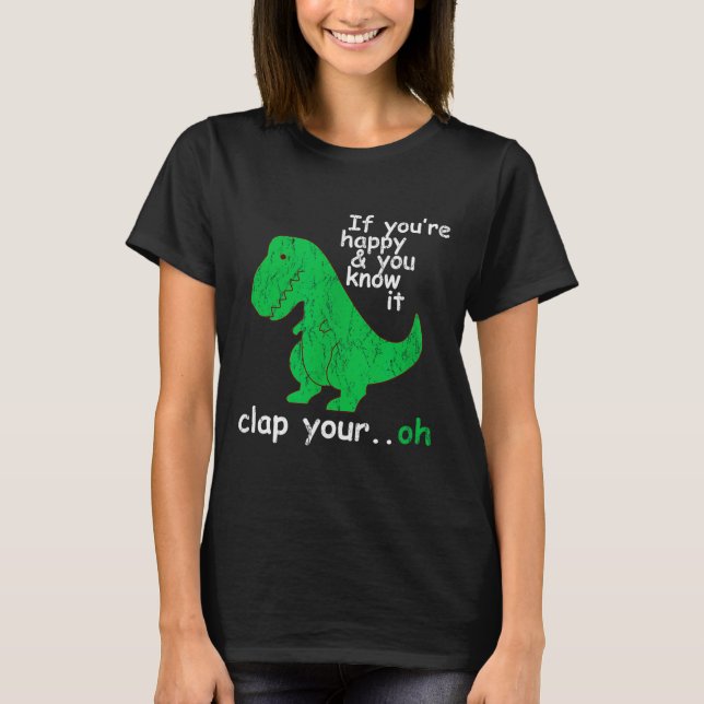 T-shirt drôle Trex T Rex de Londonseite_ Si vous ê (Devant)