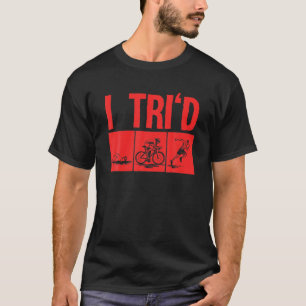 T-shirt Drôle Triathlon Design Triathlètes Hommes Femmes N