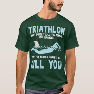 T-shirt Drôle Triathlon Triathlon Citations Swimmer