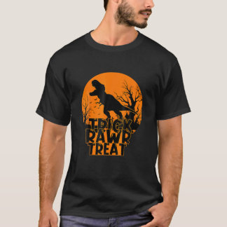 T-shirt Drôle Trick Rawr Treat Halloween Dinosaur