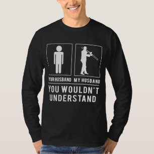 T-shirt Drôle Trombone Husband Tee - Notre Mélodie, Notre