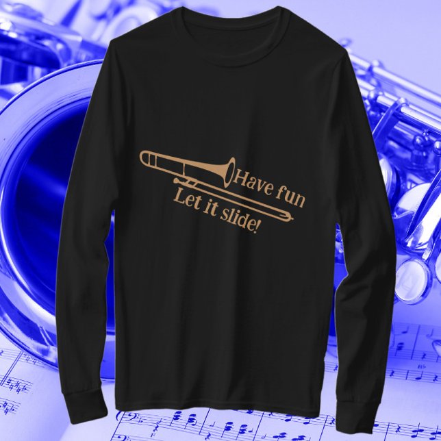 T-shirt Drôle Trombone Musicien Cadeau Avoir amusant laiss (Créateur téléchargé)