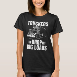 T-shirt Drôle Trucker Cadeaux Hommes Camion Conducteur Mar