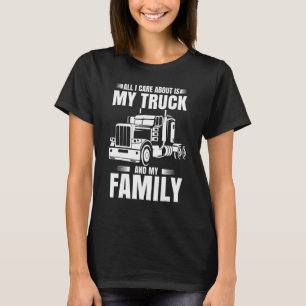 T-shirt Drôle Trucker Cadeaux Hommes Camion Conducteur Mar