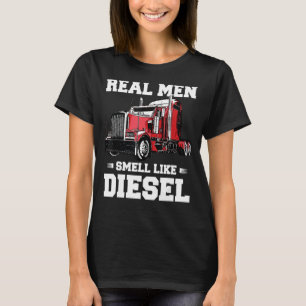 T-shirt Drôle Trucker Cadeaux Hommes Mari Semi Trailer Cam