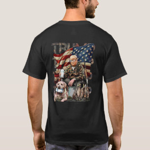 T-shirt Drôle Trump 45 47 Chasse Boeuf Canards US Drapeau