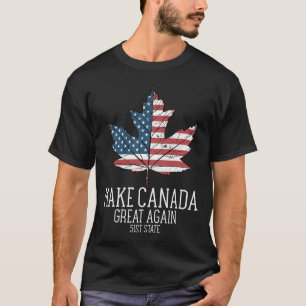 T-shirt Drôle Trump Drapeau Américain Rendre sa grandeur a