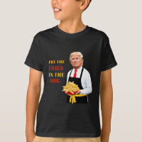 Drôle Trump Fast Food A Mis Les Fries Dans Le Sac
