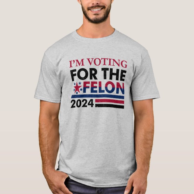 T-shirt Drôle Trump Felon (Devant)