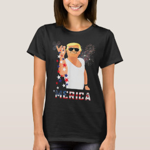 T-shirt Drôle Trump sel Merica liberté 4 juillet cadeaux