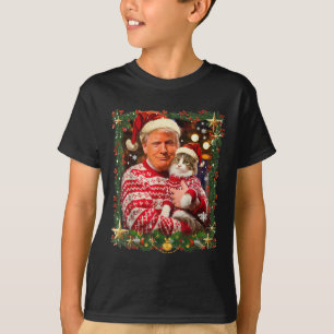 T-shirt Drôle Trump Sweater de Noël pour les Noël Amoureux