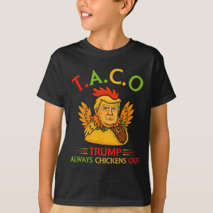 T-shirt Drôle Trump Taco Trump Toujours Abandonne _12