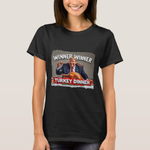 T-shirt Drôle Trump Winner Dîner Turquie Thanksgivi