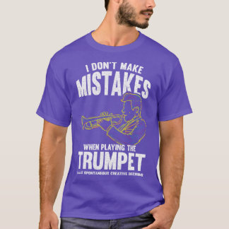 T-shirt Drôle Trumpeter Music Citation Jazz Trumpet
